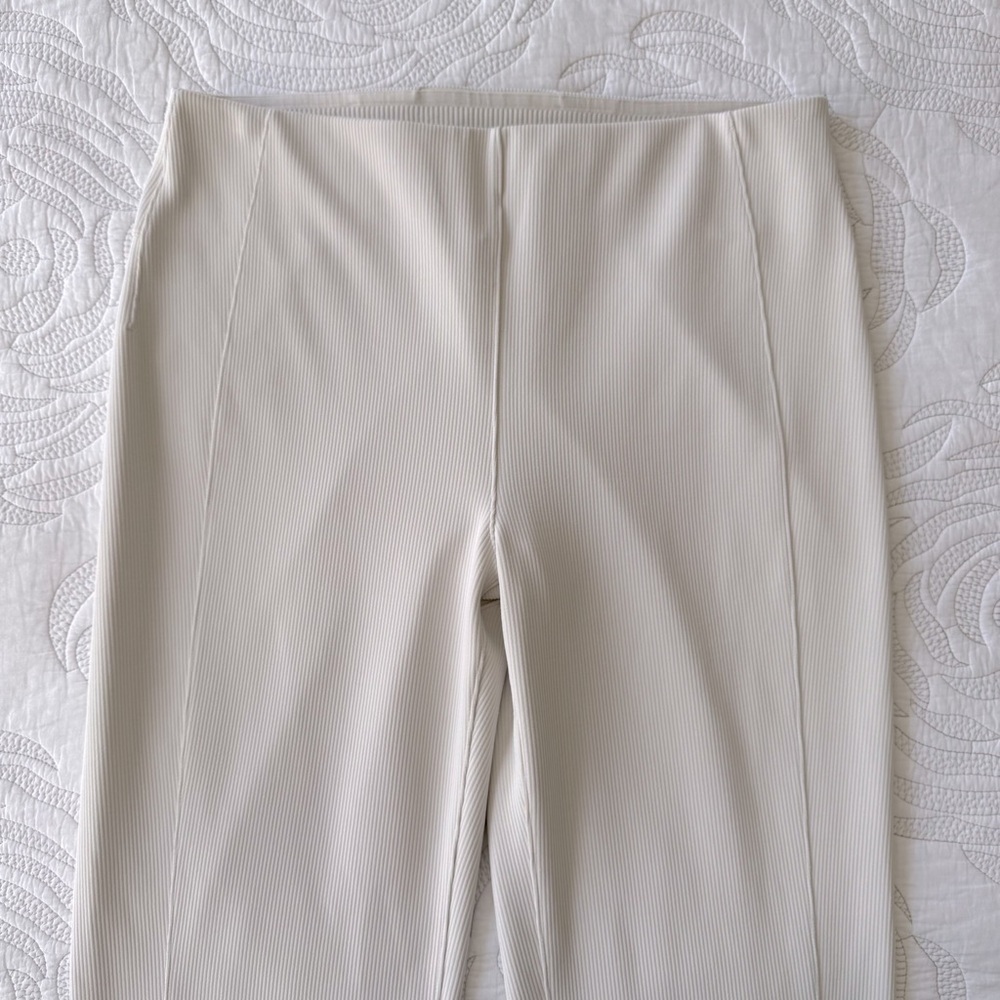 Lululemon - Ribbed Softstreme Flared Pant - Bone - Picture 6 of 13